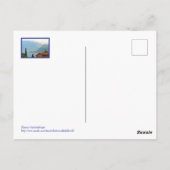 Italien. Bellissimo! Dorf in Wolken Postkarte (Rückseite)