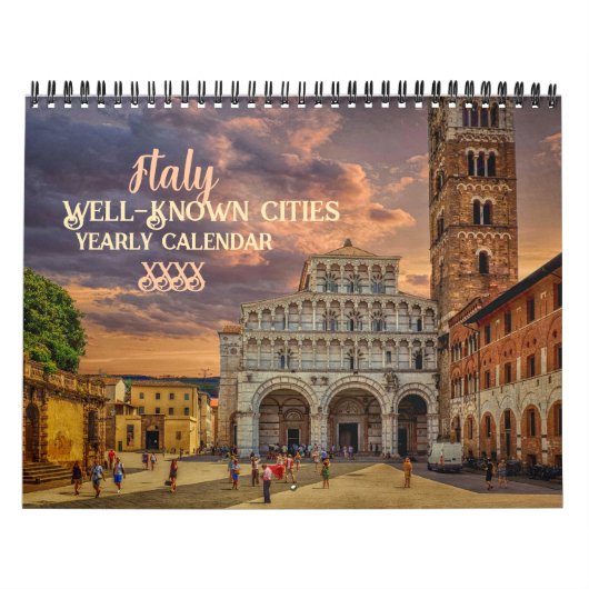 Italien Berühmte Städte Europa Kalender (Titelbild)