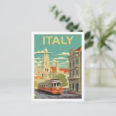 Italien Berühmter Vintage Reiseort Postkarte (Stehend Vorderseite)