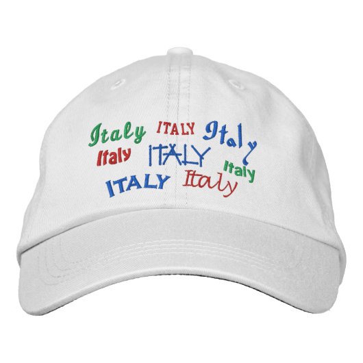 Italien Bestickte Kappe (Vorderseite)