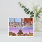 Italien, BOLOGNA, Piazza Maggiore, zwei Türme, Postkarte (Stehend Vorderseite)