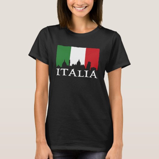 Italien Boots Map Pullover Hoodie (Vorderseite)