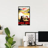 Italien BOZEN GRIES DOLOMITEN Vintage Car Racing Poster (Heimbüro)