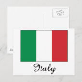 Italien - Branddesign Postkarte (Vorne/Hinten)