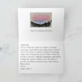 * Italien - Buon Natale Alpen Weihnachtskarte Karte (Innenseite)