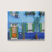 Italien, Burano. Ein buntes Haus in Burano in der Puzzle (Horizontal)