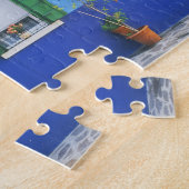 Italien, Burano. Ein buntes Haus in Burano in der Puzzle (Seite)