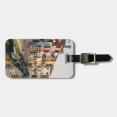 Italien, Burano. Farbige Häuser der Linie a Gepäckanhänger (Vorderseite horizontal)