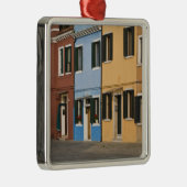 Italien, Burano. Farbige Reihe von Zuhause und lee Ornament Aus Metall (Rechts)