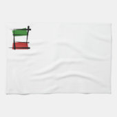 Italien-Bürsten-Flagge Geschirrtuch (Horizontal)
