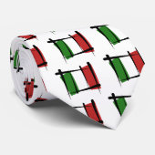 Italien-Bürsten-Flagge Krawatte (Gerollt)
