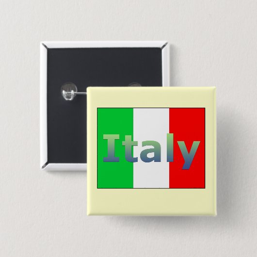 Italien Button (Vorne & Hinten)