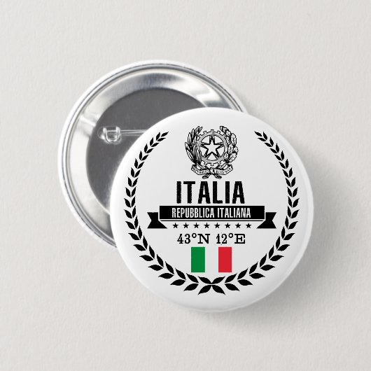 Italien Button (Vorne & Hinten)