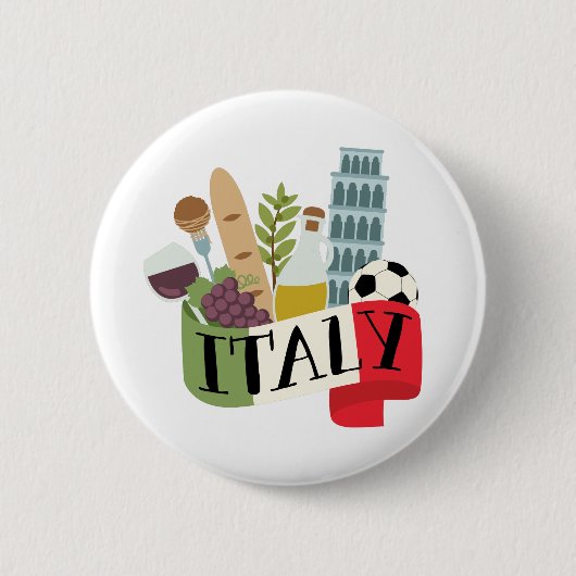 Italien Button (Vorderseite)