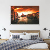 Italien - Canal Grande Canvas Print Leinwanddruck (Insitu (Schlafzimmer))