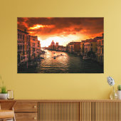 Italien - Canal Grande Canvas Print Leinwanddruck (Insitu (Wohnzimmer))