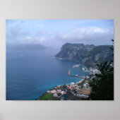 Italien - Capri in Richtung Sorrento Poster (Vorne)