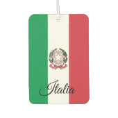 Italien Car Air Freshener, italienische Flagge Autolufterfrischer (Vorderseite)