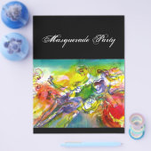 ITALIEN CARNIVAL Masquerade Ball, Tanz und Musik Flyer (Einzeln)