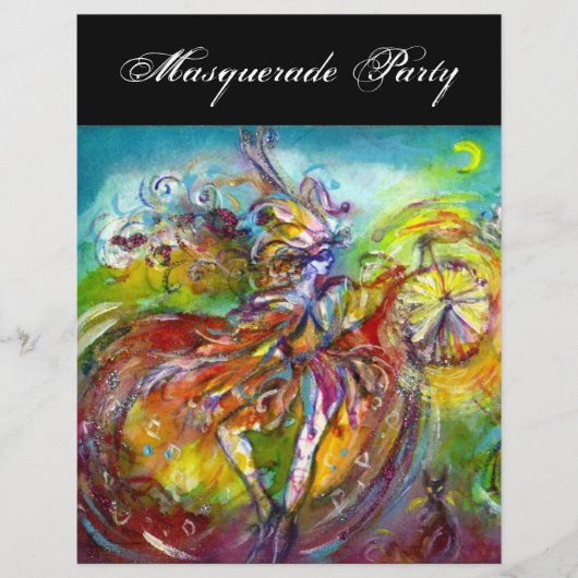 ITALIEN CARNIVAL Masquerade Ball, Tanz und Musik Flyer (Vorne)