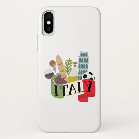 Italien Case-Mate iPhone Hülle (Rückseite)