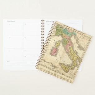 Italien Chonology Atlas Map Planer