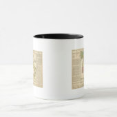 Italien Chonology Atlas Map Tasse (Zentrum)