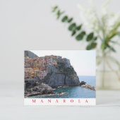 Italien Cinque Terre Manarola Ansichtskarte Postkarte (Stehend Vorderseite)
