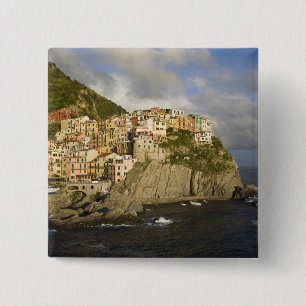 Italien, Cinque Terre, Manarola. Dorf auf der Klip Button