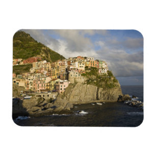 Italien, Cinque Terre, Manarola. Dorf auf der Klip Magnet