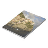 Italien, Cinque Terre, Manarola. Dorf auf der Klip Notizblock (Rotiert)