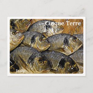 Italien CINQUE TERRE - Seebrassen - Postkarte