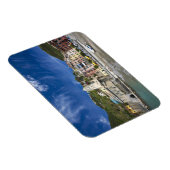 Italien, Cinque Terre, Vernazza, Hafen und Kirche Magnet (Rechte Seite)
