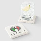 Italien Classico Steinuntersetzer (Seitenansicht)