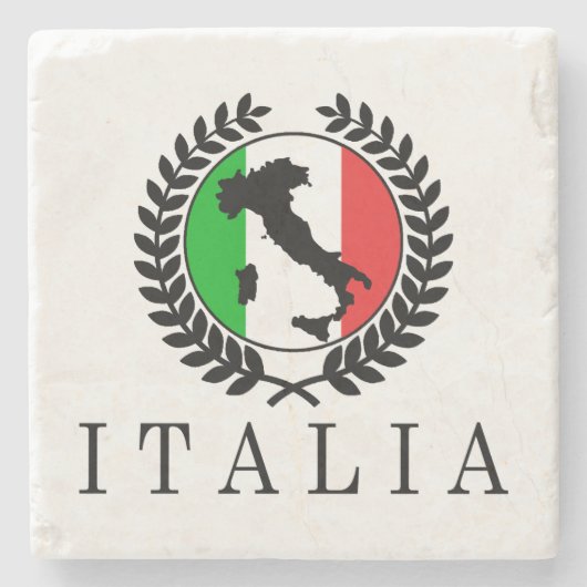 Italien Classico Steinuntersetzer (Vorderseite)