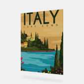 Italien Comer See Acrylschild (Winkel)