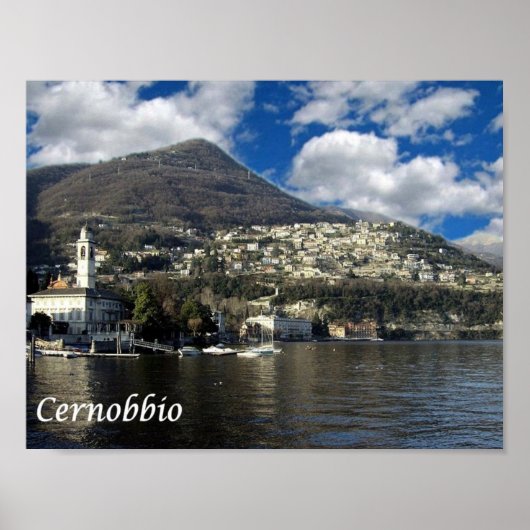 Italien - Comer See - Cernobbio - Poster (Vorne)