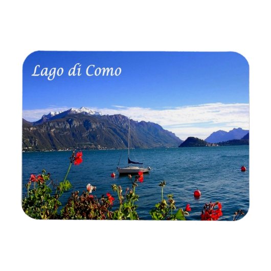 Italien - Comer See - Magnet (Horizontal)