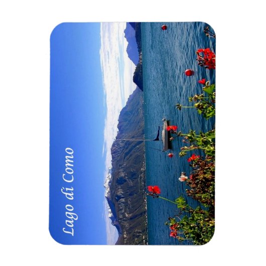 Italien - Comer See - Magnet (Vertikal)