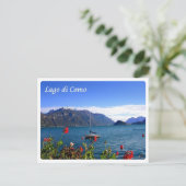 Italien - Comer See - Postkarte (Stehend Vorderseite)