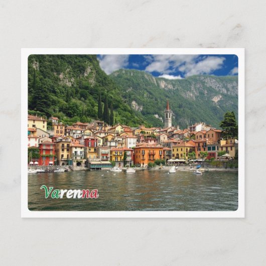 Italien - Comer See - Varenna - Postkarte (Vorderseite)