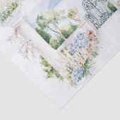 Italien Comer See Wasserfarbe Seidenpapier (Ausschnitt)