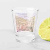 Italien Como Vintag Town Souvenir Schnapsglas (Rückseite)
