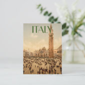 Italien Concept St Marks Place Venice Benutzerdefi Postkarte (Stehend Vorderseite)