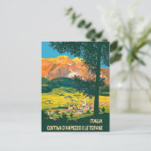 Italien, Cortina d'Ampezzo im Sommer Postkarte (Stehend Vorderseite)