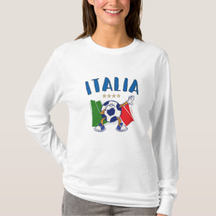 Italien - Dabbing Fußball-Flagge - 4 Sterne T-Shirt