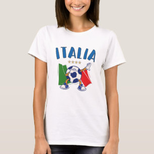 Italien - Dabbing Fußball-Flagge - 4 Sterne T-Shirt