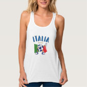 Italien - Dabbing Fußball-Flagge - 4 Sterne Tank Top (Vorderseite)