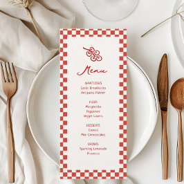 Italien Das ist ein weiterer Junggeselinnen-Abschi Menükarte