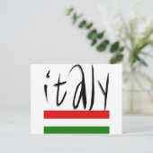 Italien Design! Postkarte (Stehend Vorderseite)